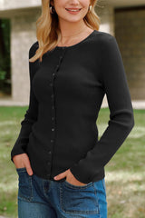 Arach&Cloz Women's Wool Blend Button Up Spring Business Cardigan Tops Outfits 2026