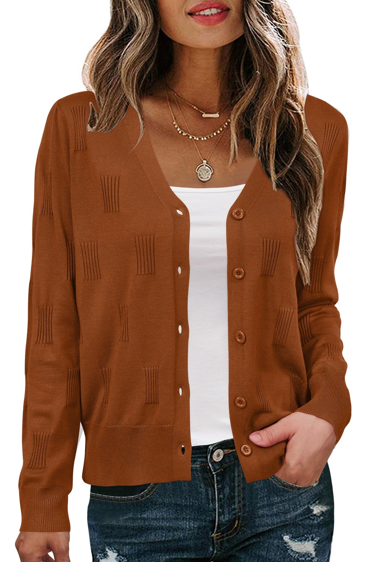 Arach&Cloz Cropped Cardigan — product image 8