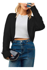 Arach&Cloz Women's Wool Blend Cardigan Winter Cropped Bolero Shrug Sweaters 2025