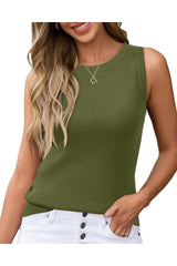 Arach&Cloz Women's Wool Blend Sweaters Non See Through All-Season Business Casual Tank 2025