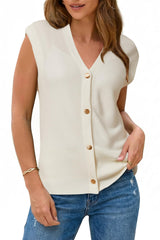 Arach&Cloz Women's Wool Blend V Neck Button Down Summer Business Casual Sweater Vests 2026