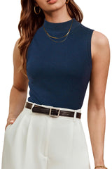 Arach&Cloz Womens Wool Blend Sweater Soft Turtleneck All-Season Casual Tank 2025