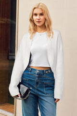 Arach&Cloz Women's Wool Blend Cardigan Winter Cropped Bolero Shrug Sweaters 2025