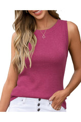 Arach&Cloz Women's Wool Blend Sweaters Non See Through All-Season Business Casual Tank 2025
