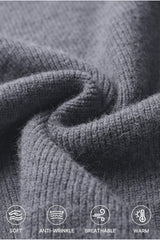 Arach&Cloz Women's Wool Blend V Neck Fall Business Casual Sweater Tops 2025