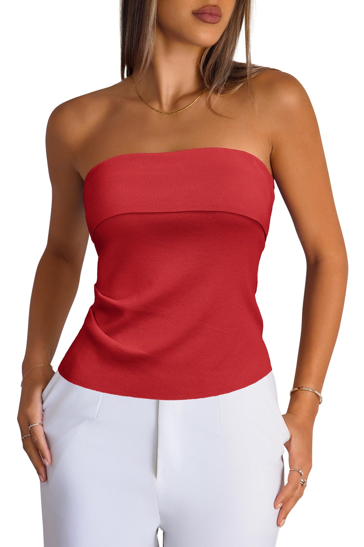 Arach&Cloz Silk-Blend Stay-Put Tube Top — product image 15