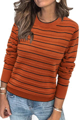 Arach&Cloz Women's Soft Knit Sweater Fall Dressy Casual Pullover Tops