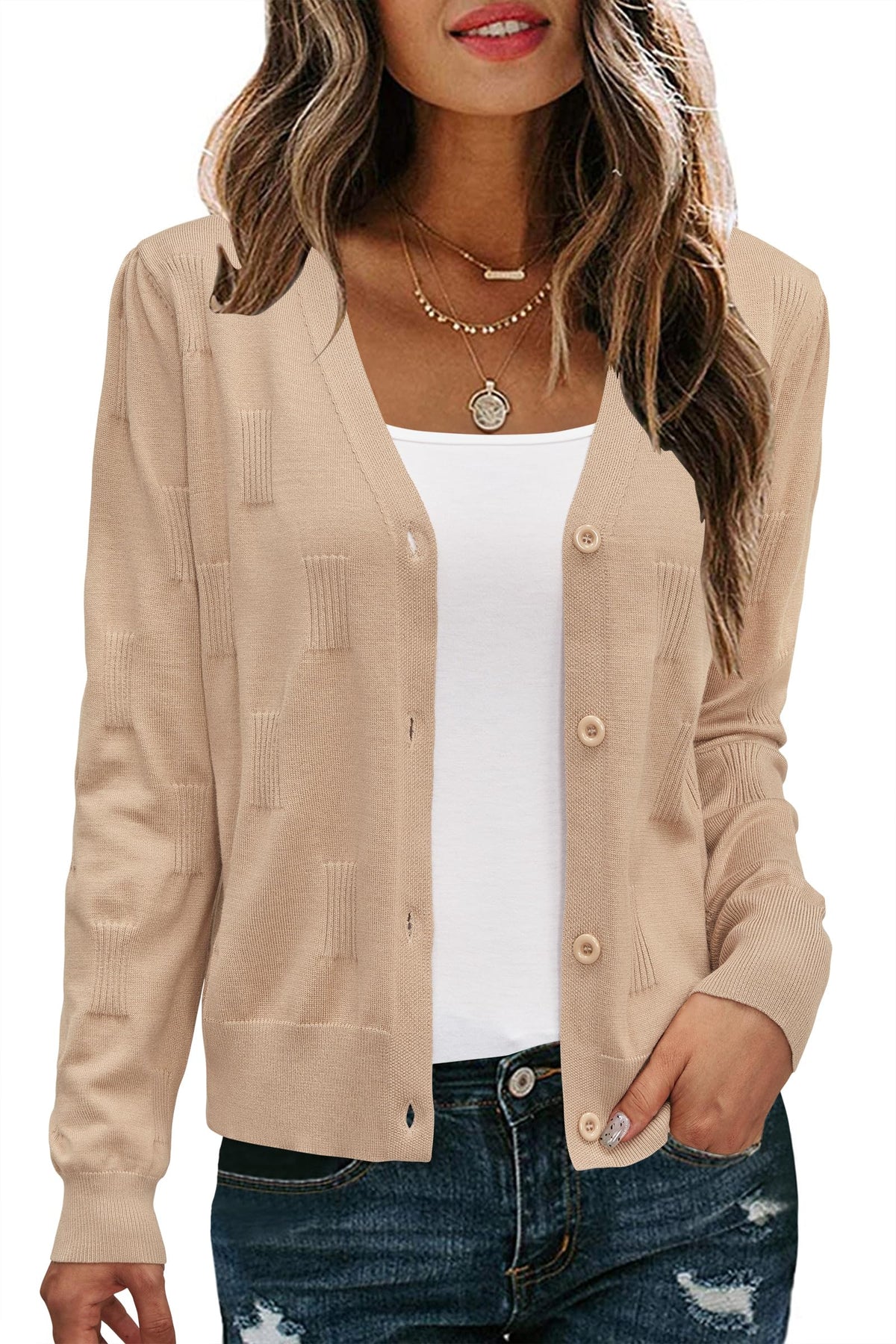 Arach&Cloz Cropped Cardigan — product image 10
