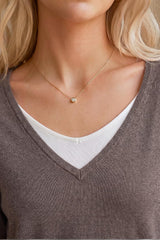 Arach&Cloz Women's Wool Blend 2 in 1 Patchwork V Neck Casual Sweater Tops