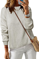 Arach&Cloz Women's 100% Cotton Crew Neck Fall Casual Relaxed Fit Sweater Tops 2025