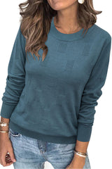 Arach&Cloz Women's Soft Knit Sweater Fall Dressy Casual Pullover Tops