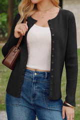 Arach&Cloz Women's Wool Blend Button Up Spring Business Cardigan Tops Outfits 2026