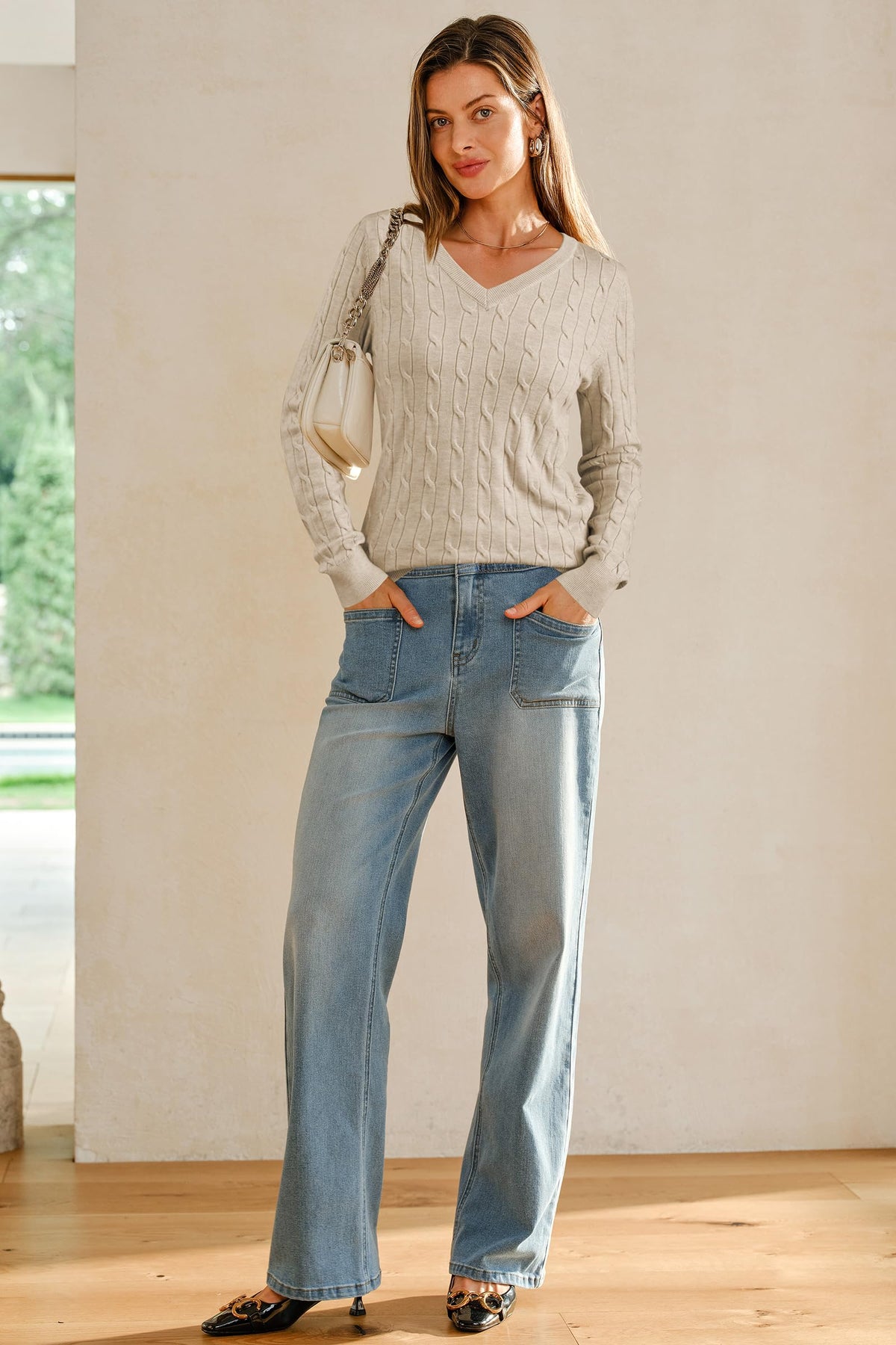 Arach&Cloz Wool-Blend Everyday Pullover — product image 32