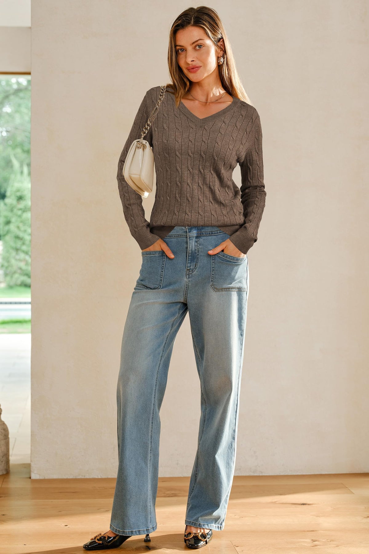 Arach&Cloz Wool-Blend Everyday Pullover — product image 28