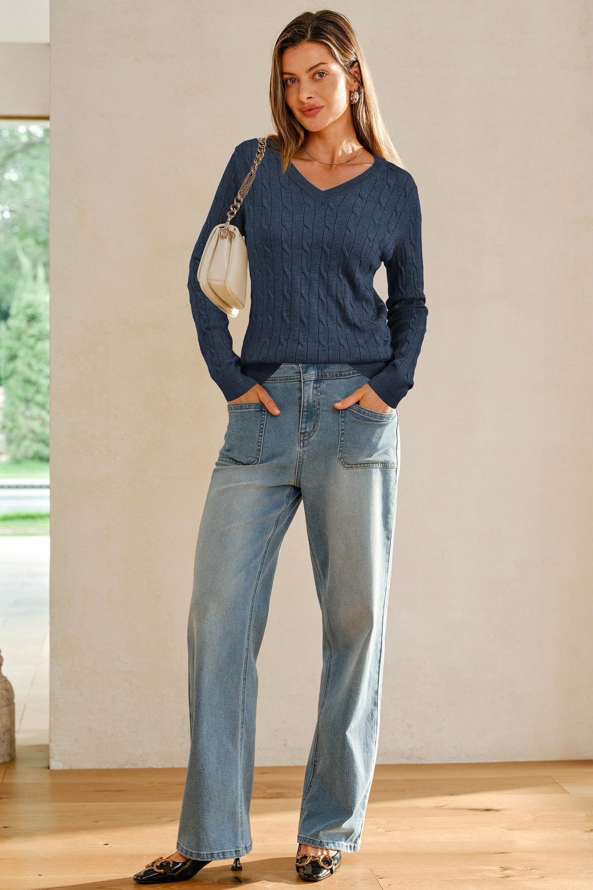 Arach&Cloz Wool-Blend Everyday Pullover — product image 26