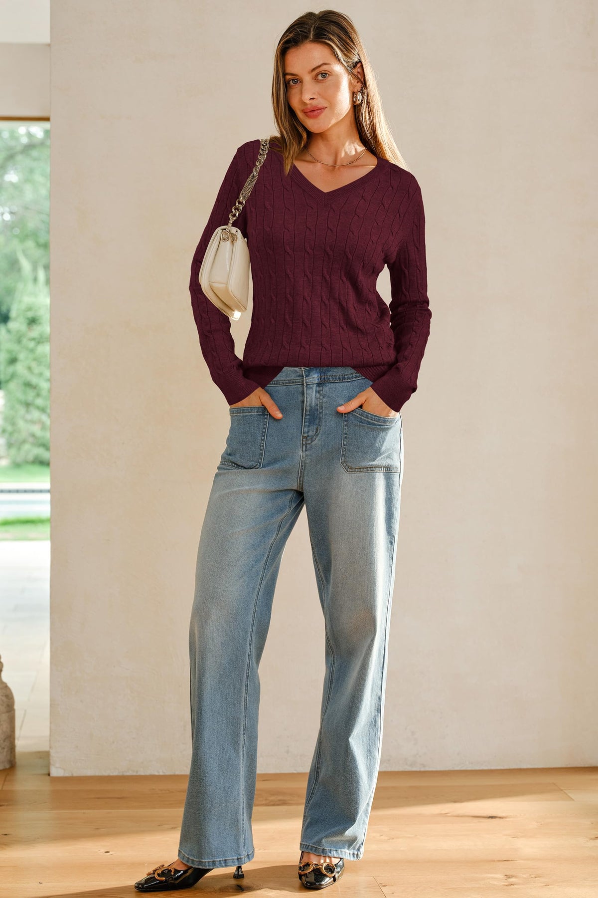 Arach&Cloz Wool-Blend Everyday Pullover — product image 30