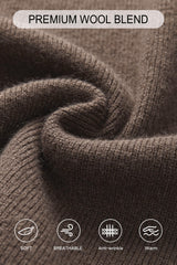 Arach&Cloz Wool Blend Mock Neck Sleeveless Sweater Shirt (2026)