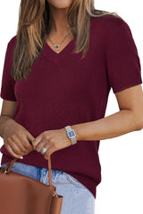 Women's Wool Blend Summer Fall Lightweight Casual Tops